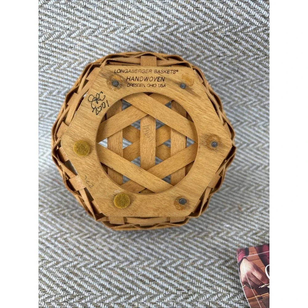 Longaberger Sage Booking Sage Liner Protector Basket Combo